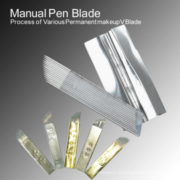 Goodchie Disposd Ess Steel Perm Anent Makde-up Blade Needle